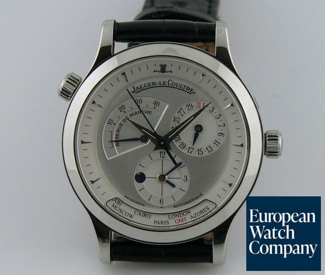 Image of Jaeger LeCoultre Master Geo Steel Silver Dial