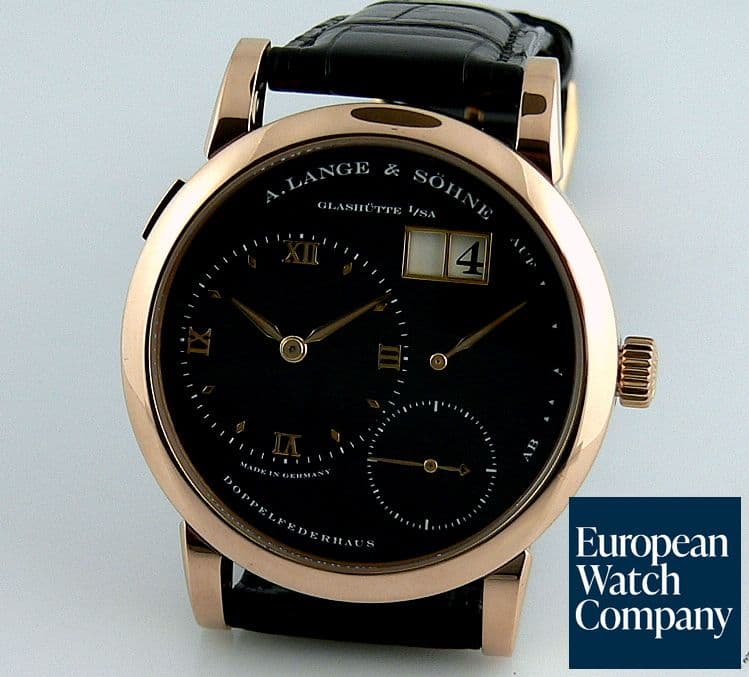 Image of A. Lange and Sohne Lange 1 Rose Black Dial