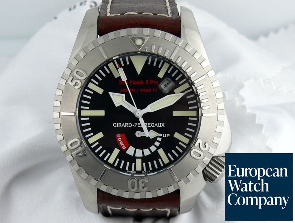 Image of Girard Perregaux Sea Hawk II Pro Tita/Strap
