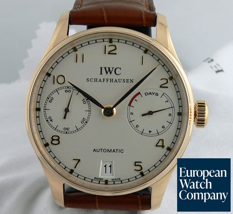 Image of IWC Portugieser 5001 Rose 7 Days