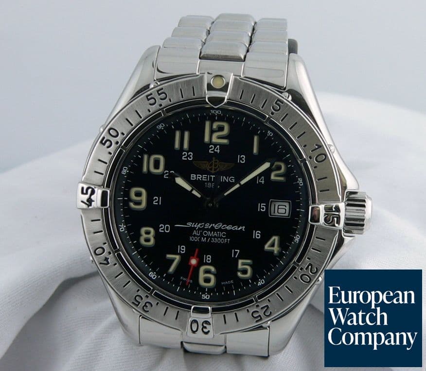 Image of Breitling SuperOcean SS/SS Black