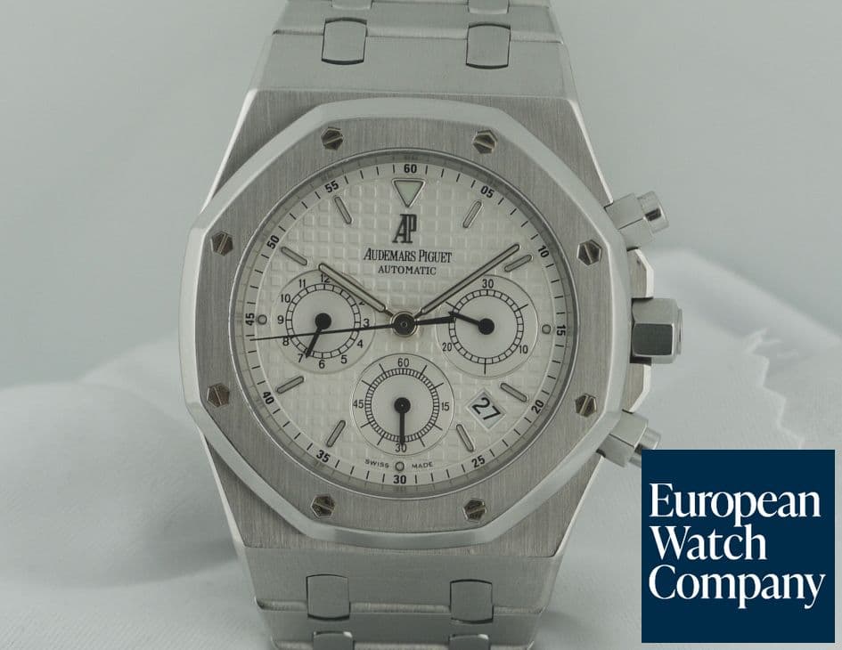 Image of Audemars Piguet Royal Oak Chrono White Dial
SS/SS