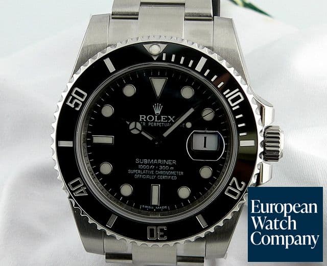 Image of Rolex Oyster Submariner Ceramic Bezel, SS/SS (new)