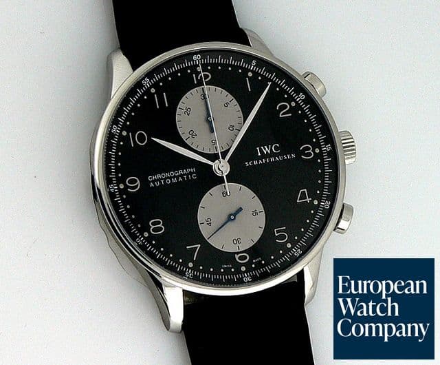 Image of IWC Portugieser Chrono Black Dial
Silver Subdials