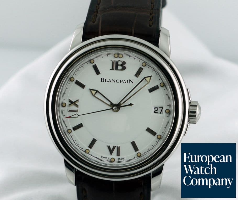 Image of Blancpain 2100 SS/Strap White Dial