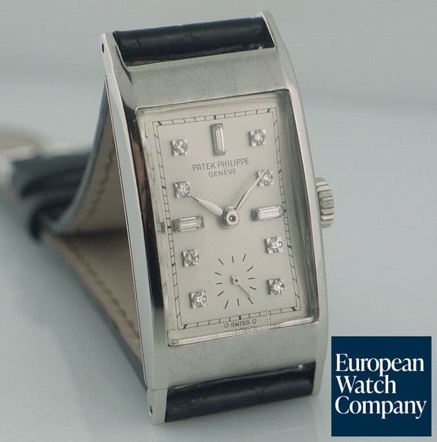 Image of Patek Philippe Platinum
Diamond Hour Markers
Vintage