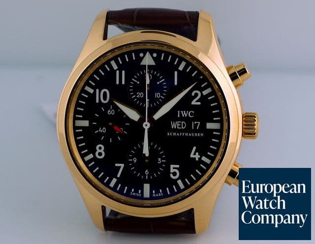 Image of IWC Fliegeruhr Chrono Black Dial 42mm
Rose Gold