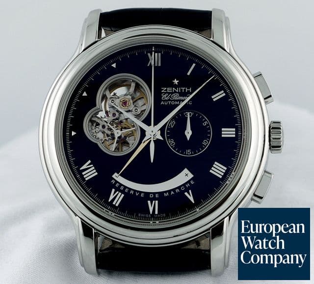 Image of Zenith Chronomaster XXT open
SS/Strap Black