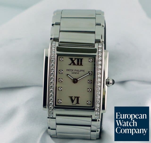 Image of Patek Philippe Twenty-4 4910 SS/SS White