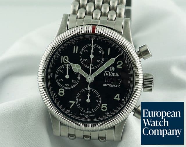Image of Tutima F2 Day Date Chronograph SS/SS