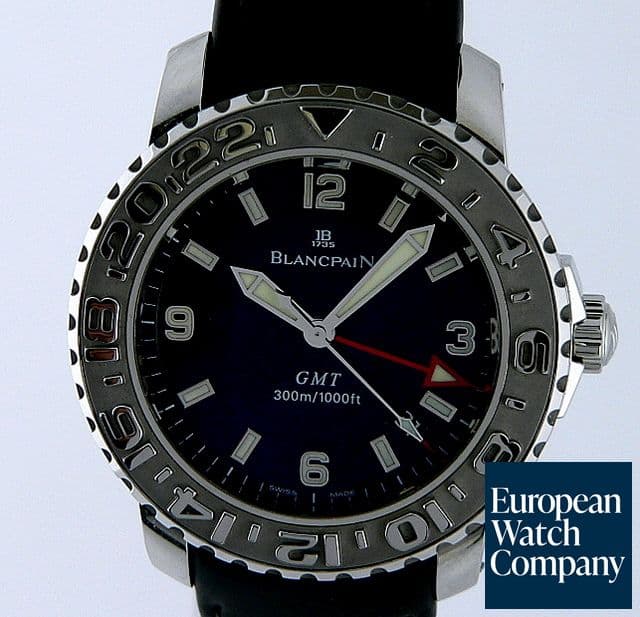 Image of Blancpain GMT SS/Strap Black