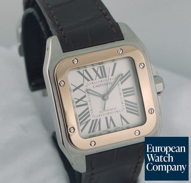 Image of Cartier Santos 100 2t Medium Auto