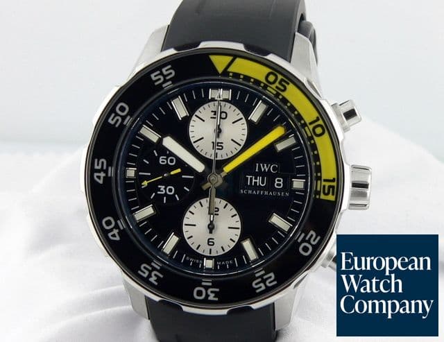 Image of IWC NEW Version Aquatimer Chrono SS/Rubber