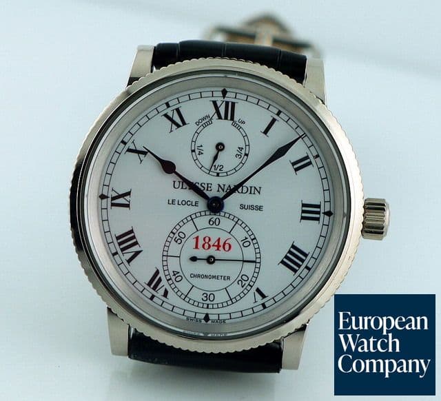 Image of Ulysse Nardin Marine Chronometer 1846 WG/Strap
150th Anniversary Edition