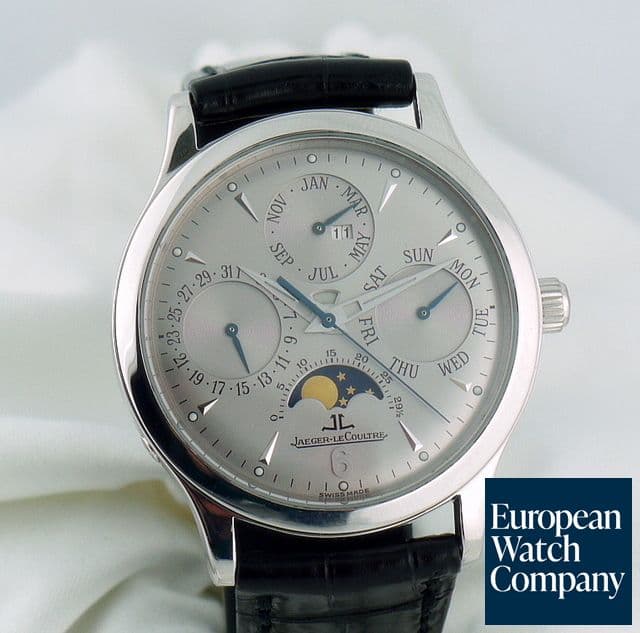 Image of Jaeger LeCoultre Perpetual WG Silver Dial