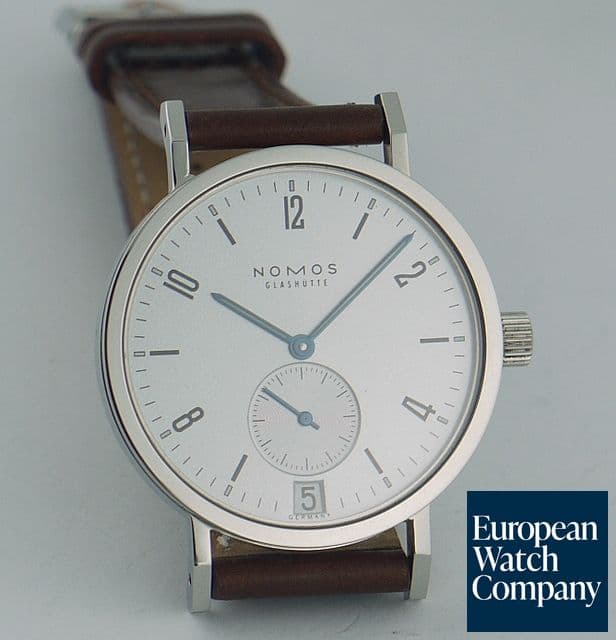Image of Nomos Tangente Sport w/date Steel
