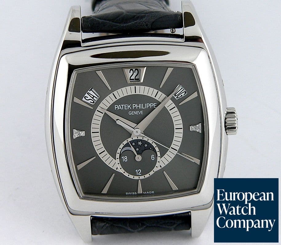Image of Patek Philippe Gondolo Calendario Grey Dial Platinum 