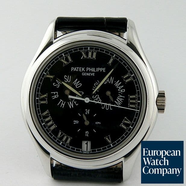 Image of Patek Philippe Annual Calendar 18K White Gold Black Dial 37MM