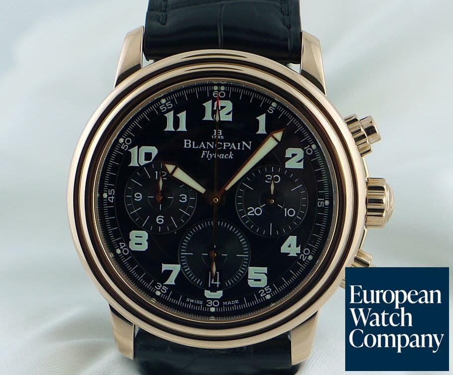 Image of Blancpain 2185 RG Flyback Black Dial