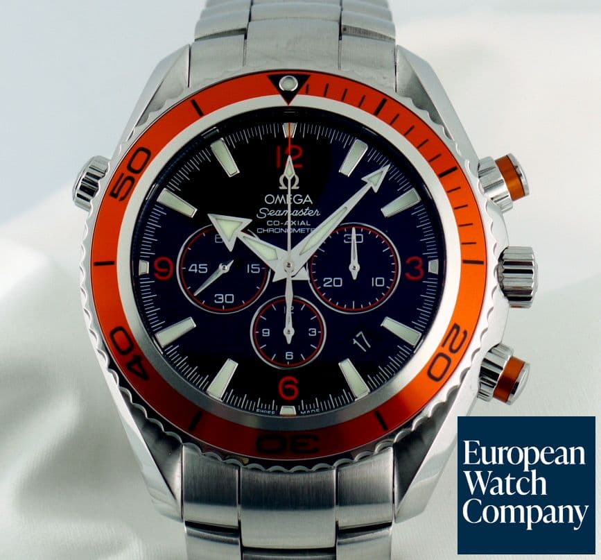 Image of Omega Seamaster Planet Ocean Chronograph Orange