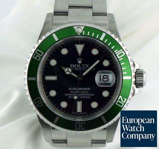 Image of Rolex Submariner Steel
Green Bezel
