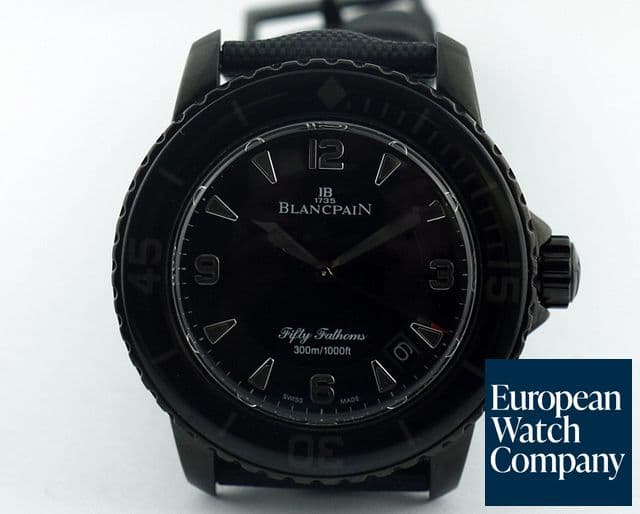 Image of Blancpain Sport Fifty Fathoms 
DLC-Coated Steel