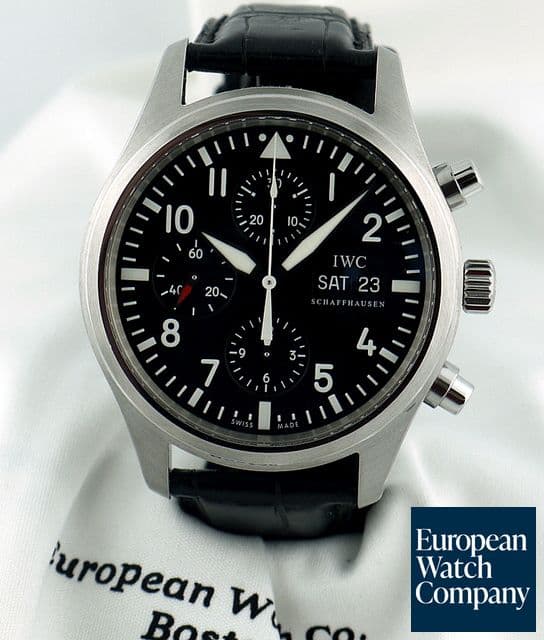 Image of IWC Fliegeruhr Chrono Black Dial 42mm