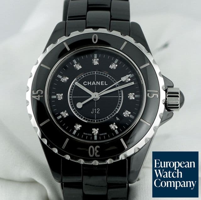 Image of Chanel J12 Quartz 33mm w/ Diamond Dial