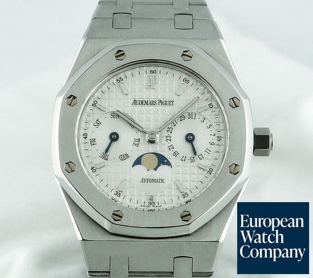 Image of Audemars Piguet Royal Oak Day Date Moon SS/SS White