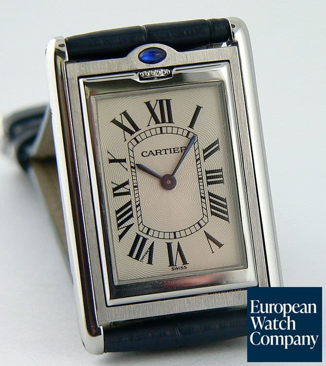 Image of Cartier Tank Basculante Steel 