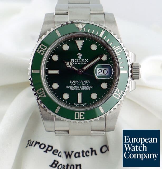 Image of Rolex Submariner Steel
Green Ceramic Bezel (G Series 2011)
