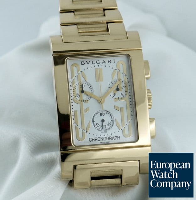 Image of Bulgari Rettangolo 18K Chrono Quartz
