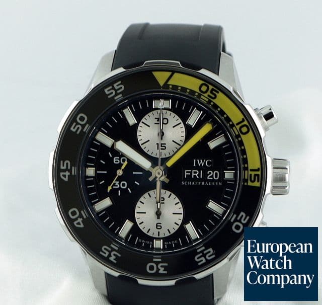 Image of IWC NEW Version Aquatimer Chrono SS/Rubber