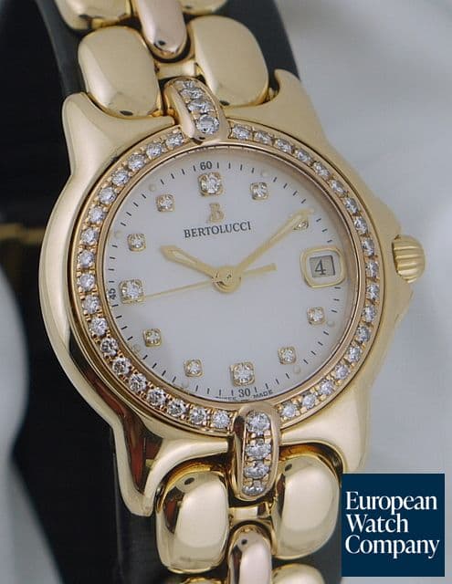 Image of Bertolucci Vir mini Diamond Bezel YG/RG

