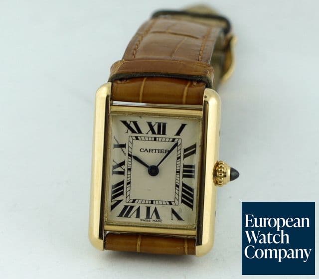 Image of Cartier Tank Y.G Qtz 