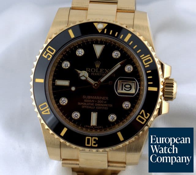 Image of Rolex Rolex Submariner YG/YG Black Dial 