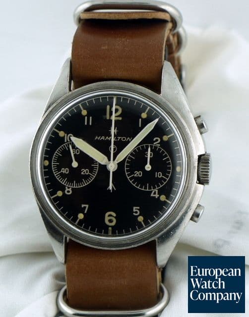 Image of Hamilton  1970's Hamilton 0552 Military Issued Chronograph 