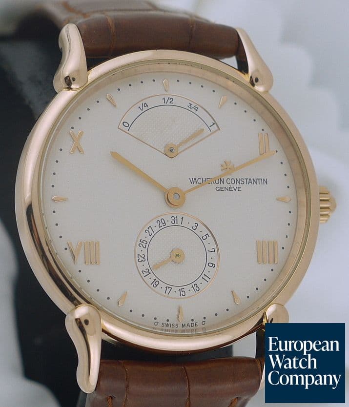Image of Vacheron Constantin Historique Fancy Lugs Rose power reserve
