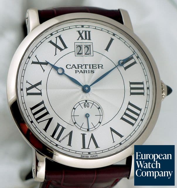 Image of Cartier Cartier Privee Rotande Large Date 18K White Gold
