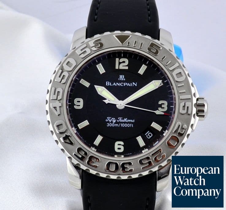Image of Blancpain Fifty Fathoms Trilogy Collection SS/Rubber
