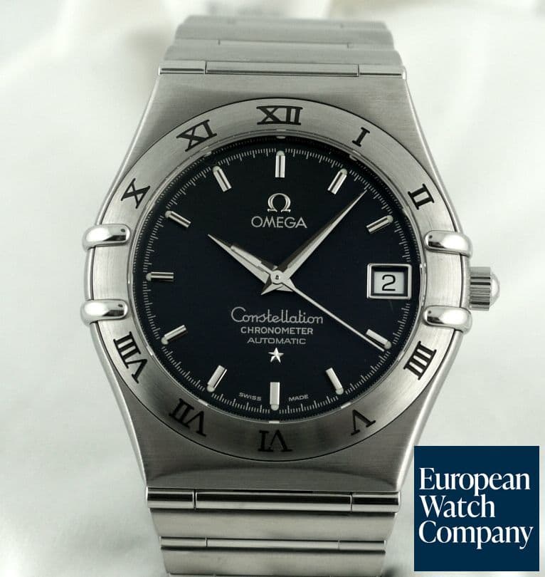 Image of Omega Omega Constellation Black Dial SS/SS