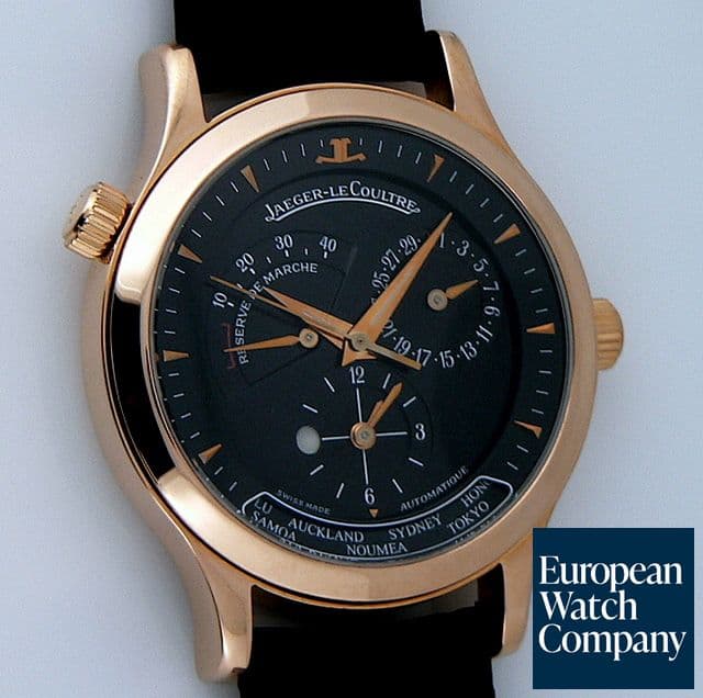 Image of Jaeger LeCoultre Master Geographic Rose Black