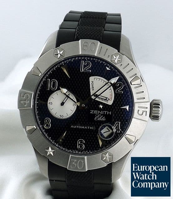 Image of Zenith Defy Classic SS/Strap
Black Dial