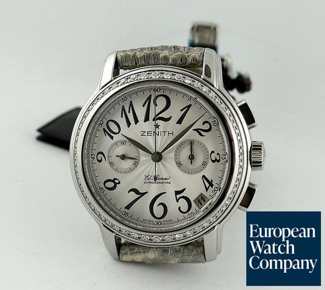 Image of Zenith Chronomaster Star El Primero
Diamond Bezel
Lizard Strap