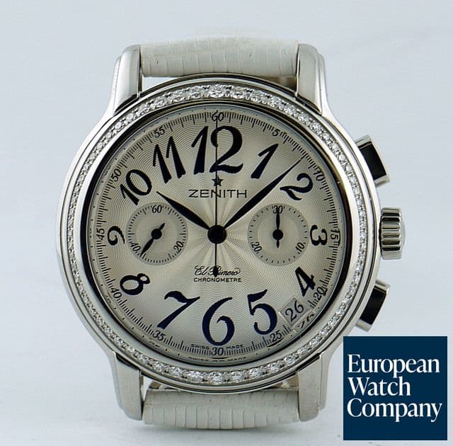 Image of Zenith Chronomaster Star El Primero
Diamond Bezel
White Dial