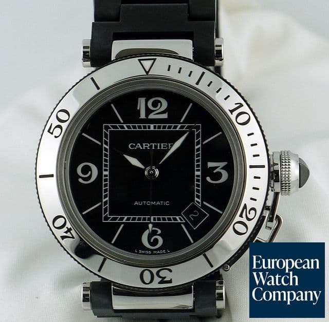 Image of Cartier Pasha Seatimer
SS/Rubber