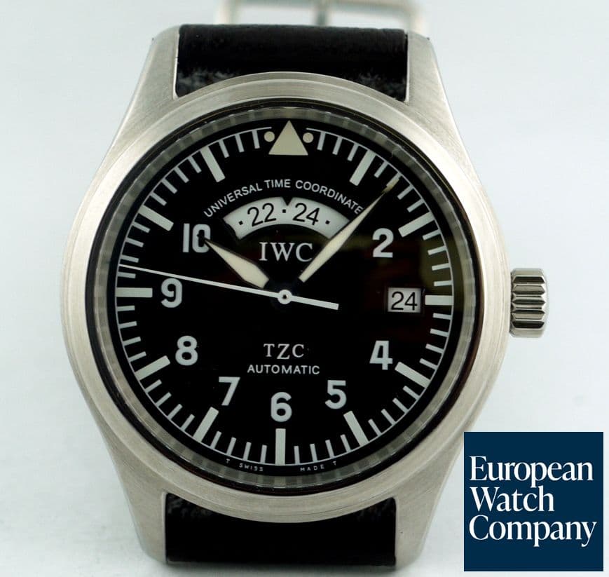 Image of IWC UTC Black Dial Strap