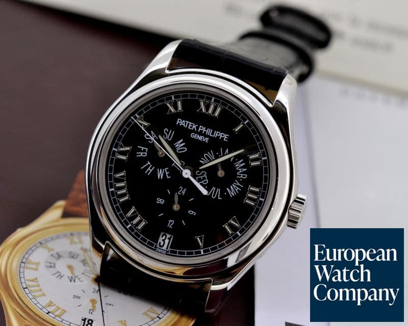 Image of Patek Philippe Annual Calendar Black Dial Platinum 