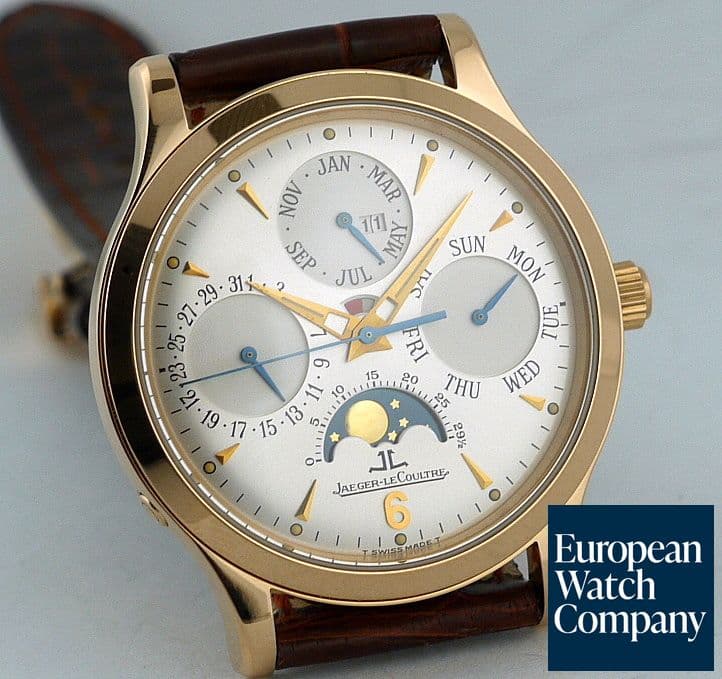 Image of Jaeger LeCoultre Master Perpetual Rose White Dial