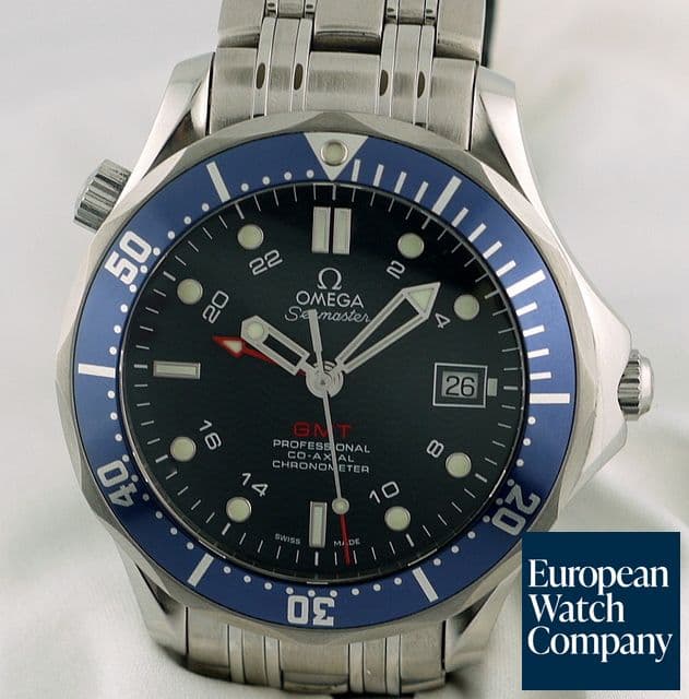 Image of Omega Seamaster Pro Blue GMT SS/SS